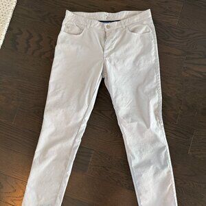Peter Millar 36/32 Light Gray Color Men's Pants